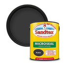 Sandtex Microseal Smooth Masonry Paint Black 5L