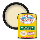 Sandtex Microseal Smooth Masonry Paint Cornish Cream 5L
