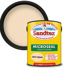 Sandtex Microseal Smooth Masonry Paint Light Cream 5L
