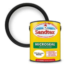 Sandtex Microseal Smooth Masonry Paint Brilliant White 5L