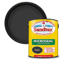 Sandtex Microseal Smooth Masonry Paint Black 2.5L