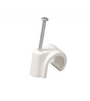Talon 15mm Nail In Pipe Clips 100 Pack White