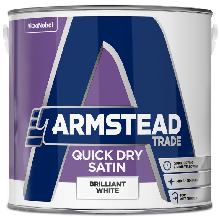 Armstead Trade Quick Dry Satin B/White 2.5L