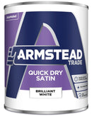 Armstead Trade Quick Dry Satin B/White 1L