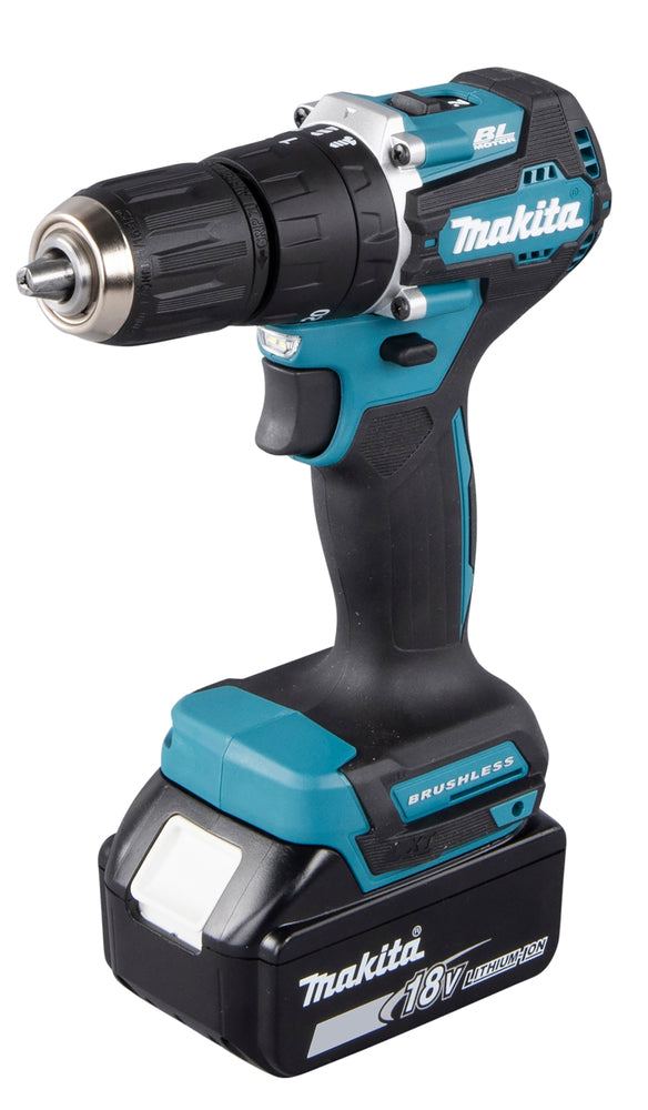 Makita DHP487 18V Brushless Combi Drill With 1 X 5.0AH Battery