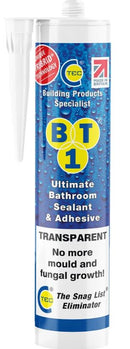 C-TEC BT1 Transparent - Ultimate Bathroom Sealant Adhesive 290ml