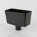 BM BR311B 68mm Universal Downpipe Rainwater Hopper Head Black