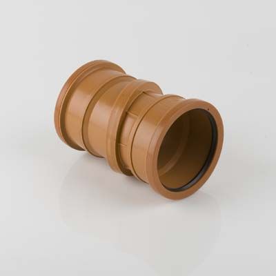 BM B4030 110mm Double Socket Adjustable Drainage Bend 0°-30°