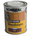 Ronseal Quick Dry Woodstain Teak 750ml