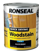 Ronseal Quick Dry Woodstain Ebony 750ml