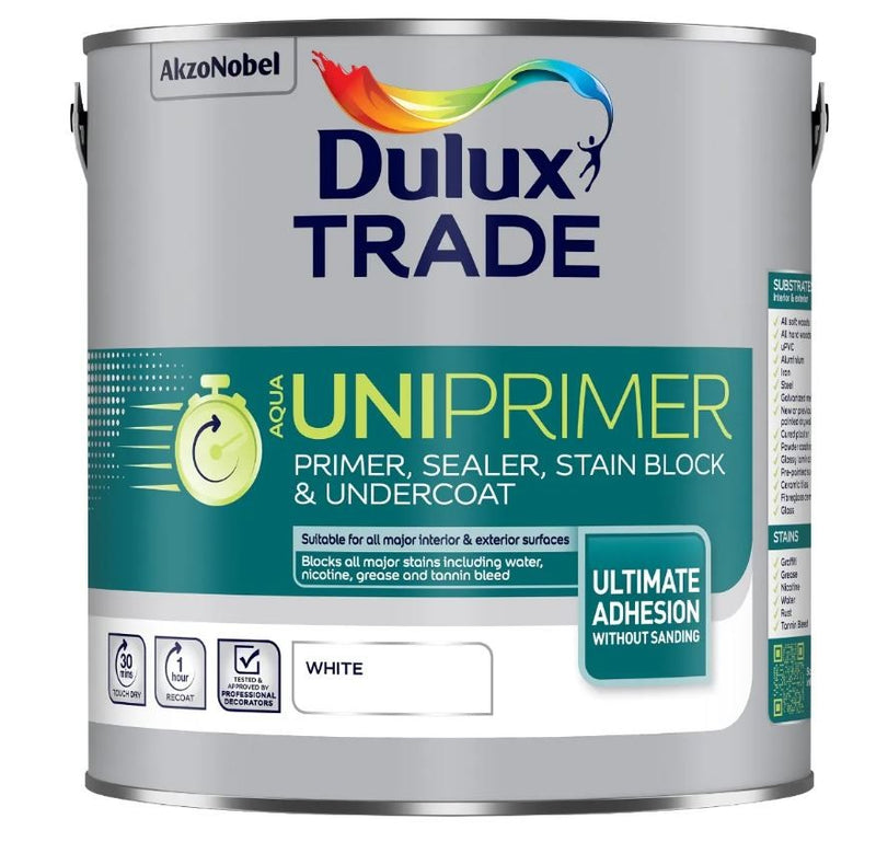 Dulux Trade Aqua Uniprimer White 2.5L
