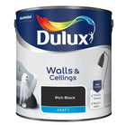 Dulux Rich Black Vinyl Matt Emulsion 2.5L