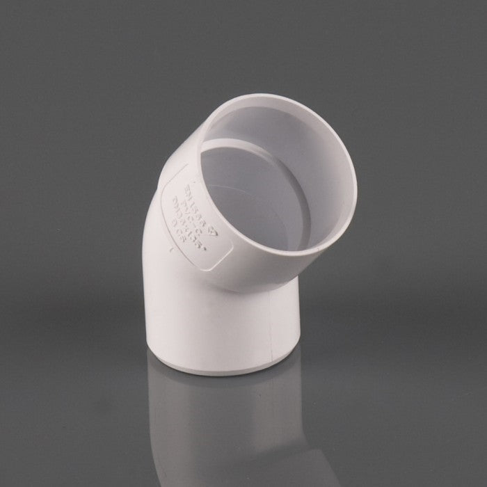 BM W1230 32mm Solvent Weld Spigot Bend 135°