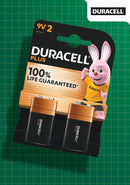 Duracell 9V Battery Pack (Twin Pack)