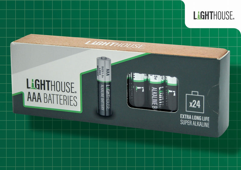 Lighthouse AAA Battery Pack (24 Pack)