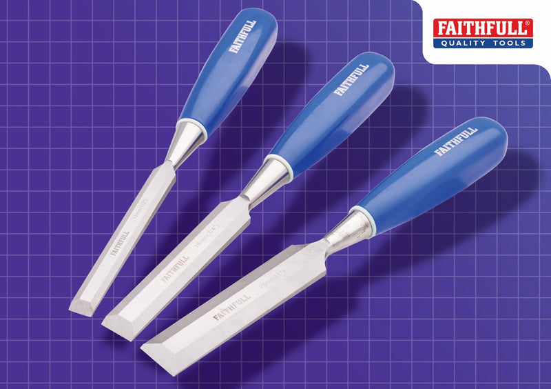 Faithfull Chisel Set 3 Pce