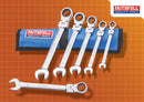 Faithfull 6 Piece Ratchet Combination Spanner Set