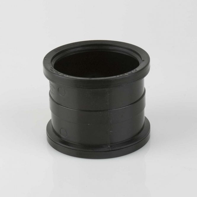 BM BS478B 110mm Push Fit Soil Double Socket SLIP Coupler