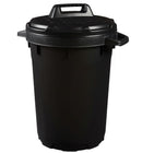 Strata Heavy Duty Dustbin 90L Black