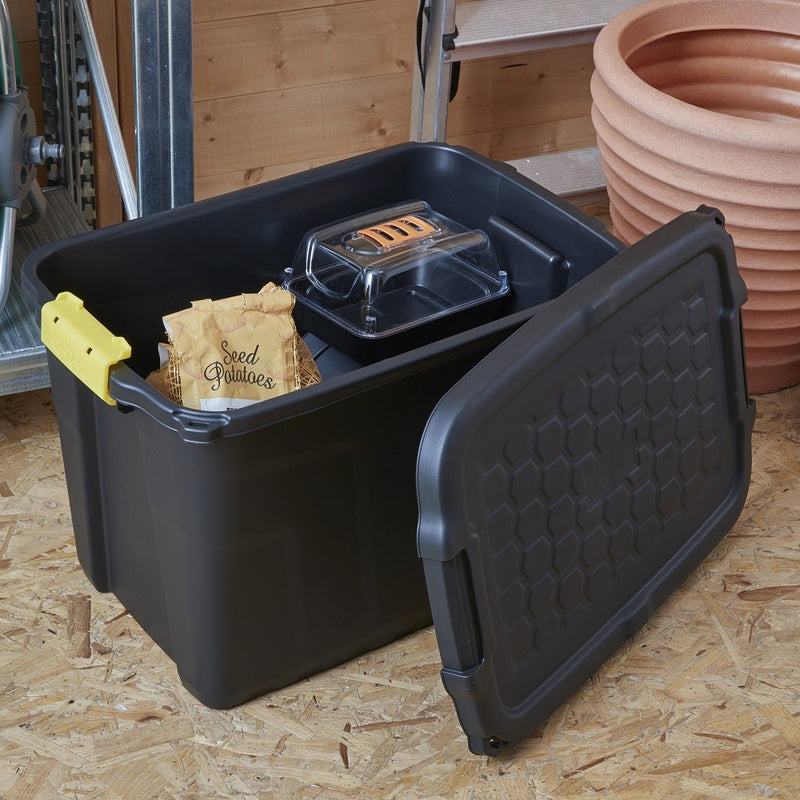 Strata 60L Heavy Duty Storage Box & Lid