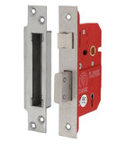 5 Lever British Standard Sashlock 66mm Satin