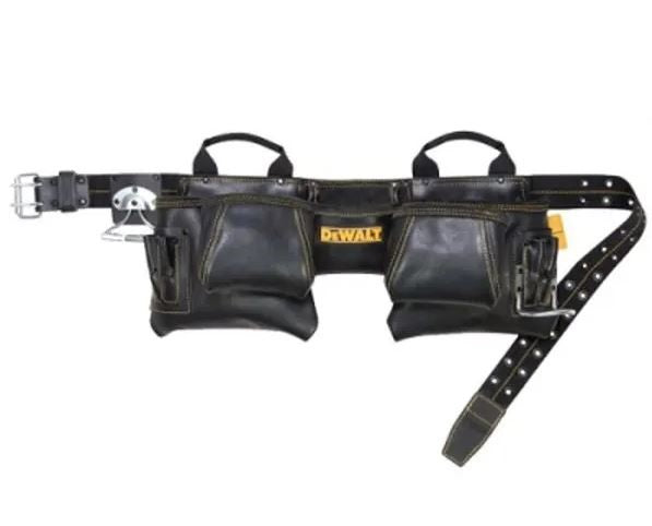 Dewalt 12 Pocket Carpenter's Leather Tool Belt
