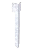 Railway Sleeper Ground Spike - Corner - Galvanised Steel