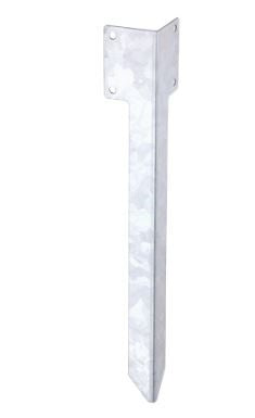 Railway Sleeper Ground Spike - Corner - Galvanised Steel