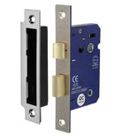 Bathroom Lock - Satin Nickel 65mm