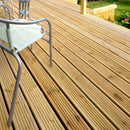 Timber Decking 125 x 32mm 4.8 Metre Length