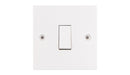 Vimark 10A 1G 1W Plate Light Switch
