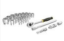 Stanley FatMax 1/2in L Pro-Stack Socket Set, 26 Piece
