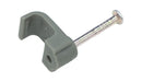 2.5mm Single T&E Cable Clips Grey (Box of 100)
