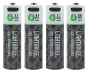 Lighthouse AA USB-C Rechargeable Li-ion Battery Pack of 4