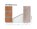 Birtley Steel Cavity Lintel 2700mm CB150 S/D (150mm Cavity)