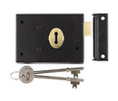 106mm  x 74mm Black Rim Deadlock