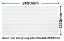 Richmond Grooved/Primed MDF Long Grain MR 2440 x 1220 x 9mm