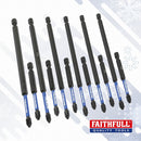Faithfull 12 Piece Impact Screwdriver Bit Set