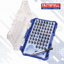 Faithfull 61 Piece Screwdriver Bit Set