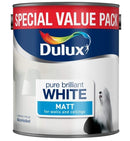 Dulux Matt Pure Brilliant White Special Value Pack 3L