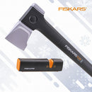 Fiskars Splitting Axe and Sharpener