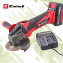 Einhell 18V Angle Grinder Kit with a 4.0Ah Li-Ion Battery