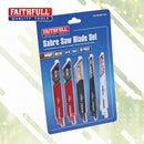 Faithfull 10 Piece Sabre Saw Blade Set