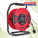 Faithfull 40m Heavy Duty Cable Reel