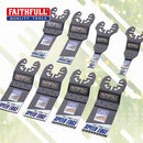 Faithfull 8 Piece Multi-Tool Speed Edge Blade Set