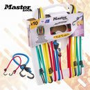 Master Lock 10 Piece Bungee Cord Set