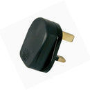 13A Heavy Duty Plug Fused  - Black