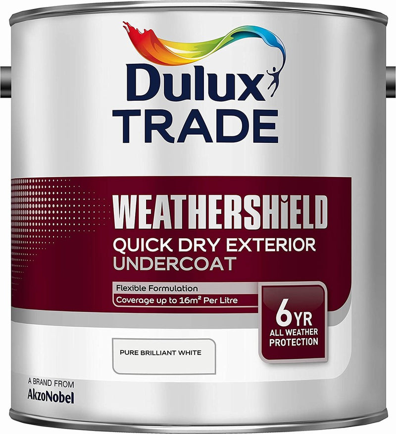Dulux Trade W/Shield QD Undercoat White 2.5 Litre