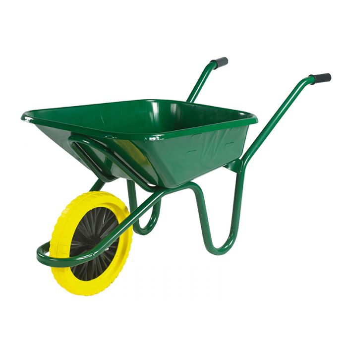 Wheelbarrow - Endurance 90L Green With Puncture Proof Tyre