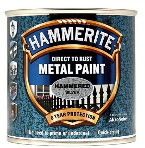 Hammerite Hammered Silver